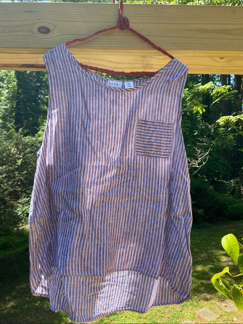Nicole Miller linen tank